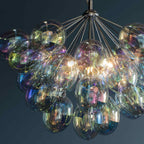 76450 Infinity 6 Light Pendant Chrome Glass