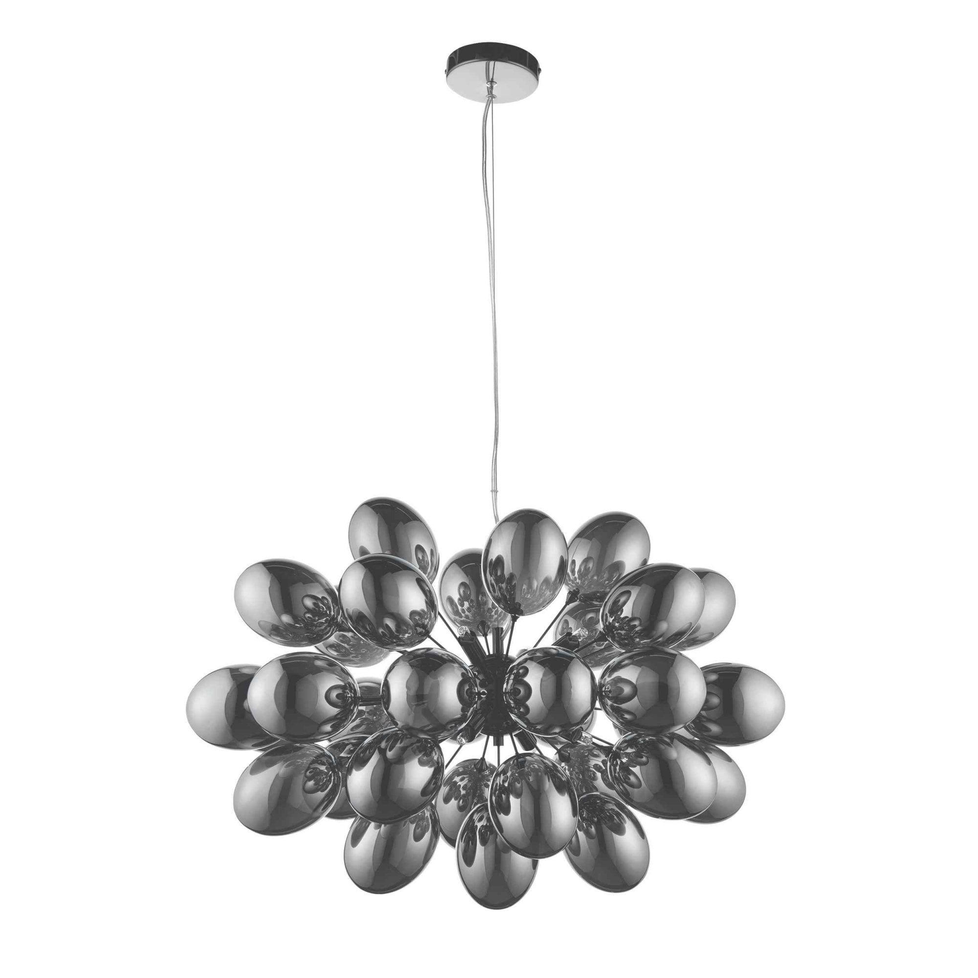 80124 Infinity 8 Light Pendant Chrome Glass