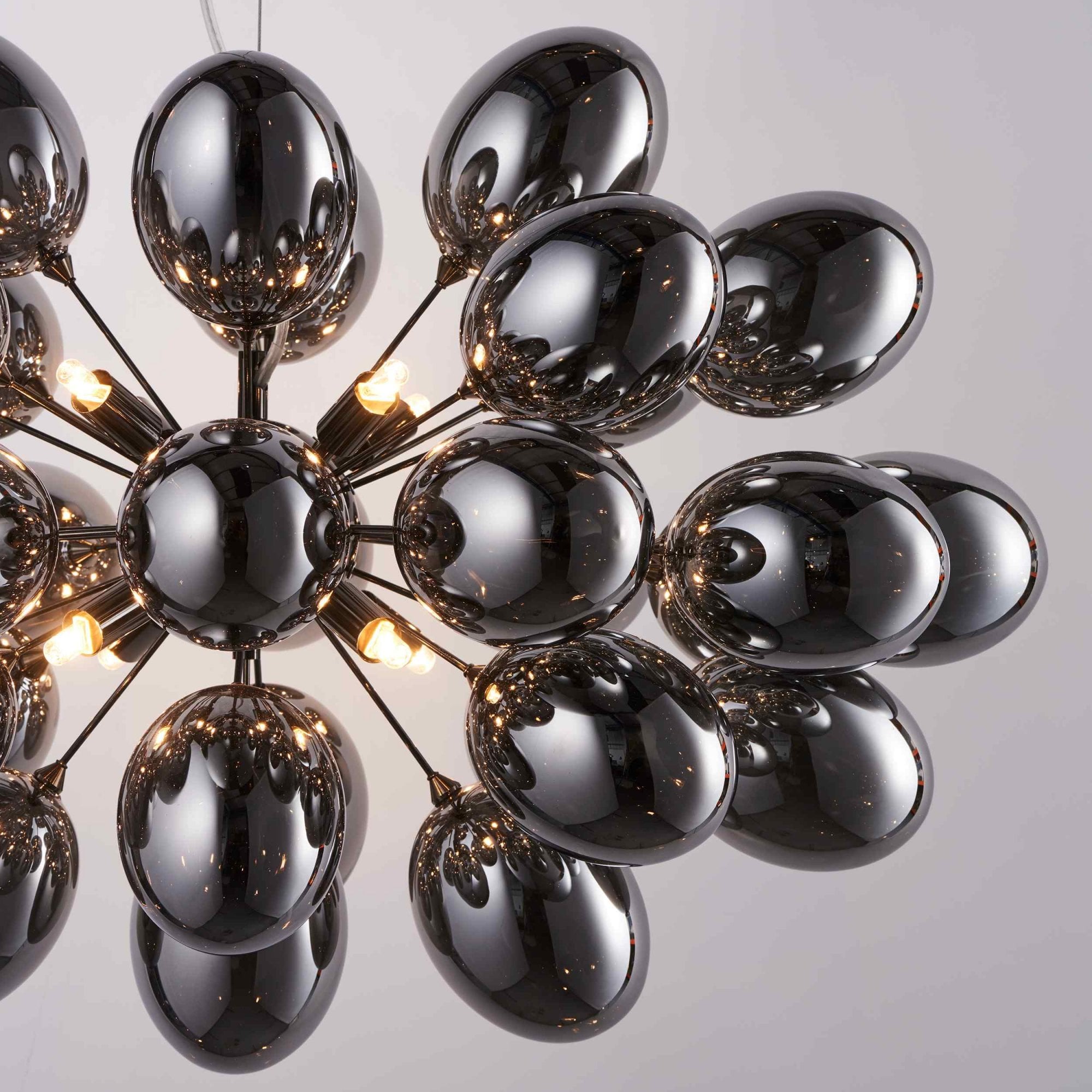 80124 Infinity 8 Light Pendant Chrome Glass