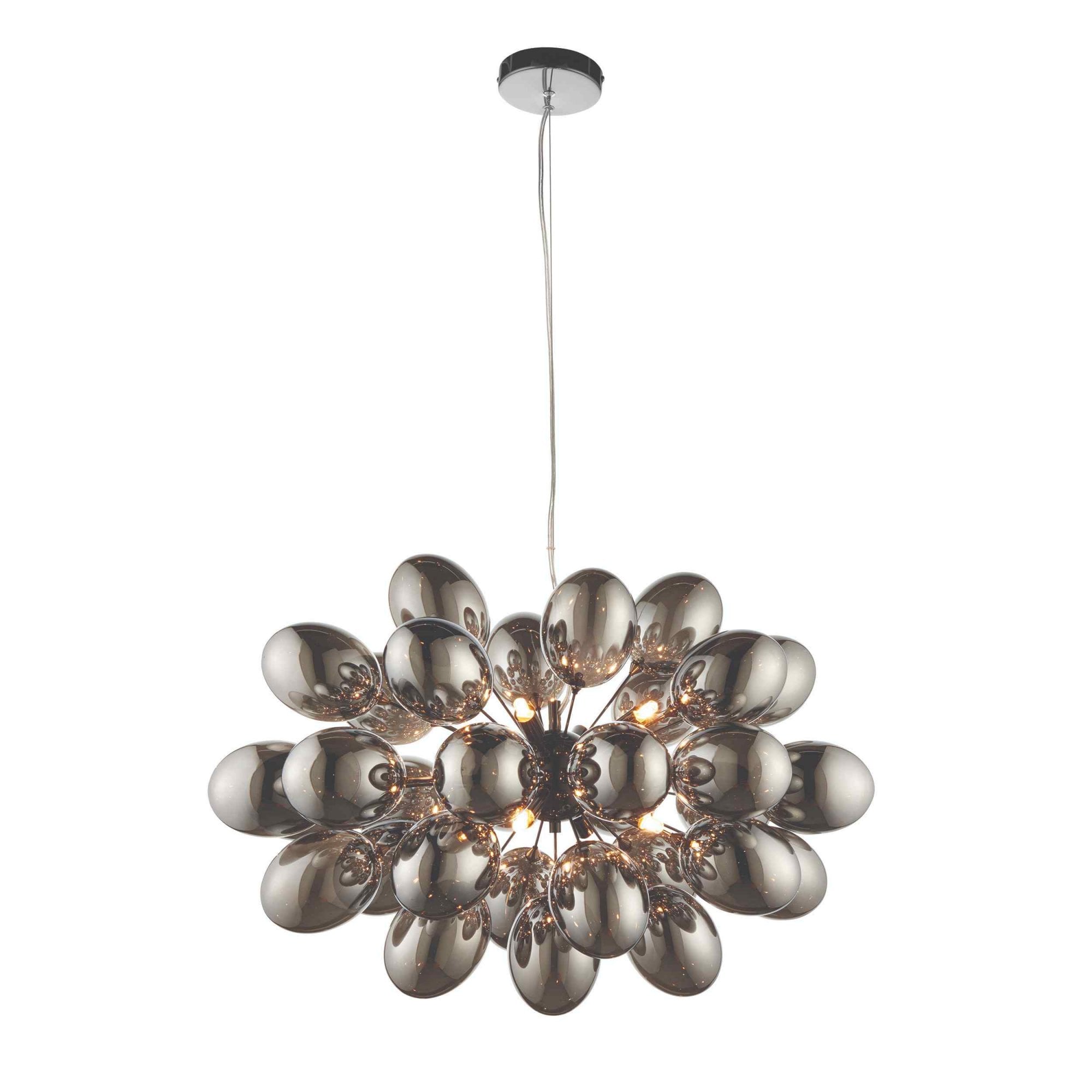 80124 Infinity 8 Light Pendant Chrome Glass