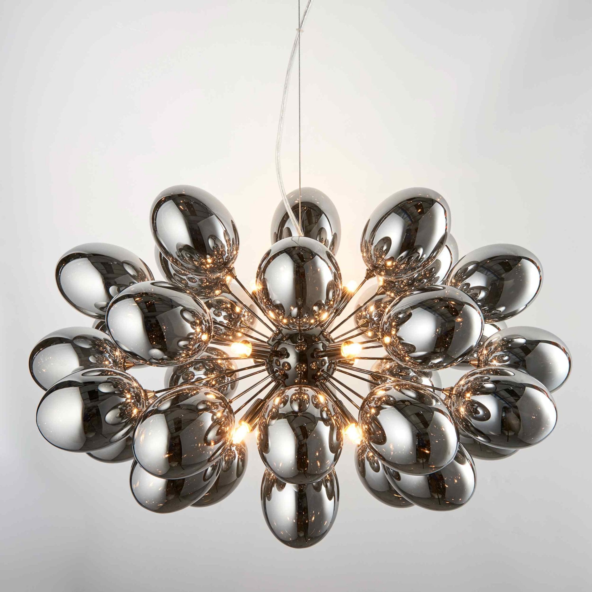 80124 Infinity 8 Light Pendant Chrome Glass