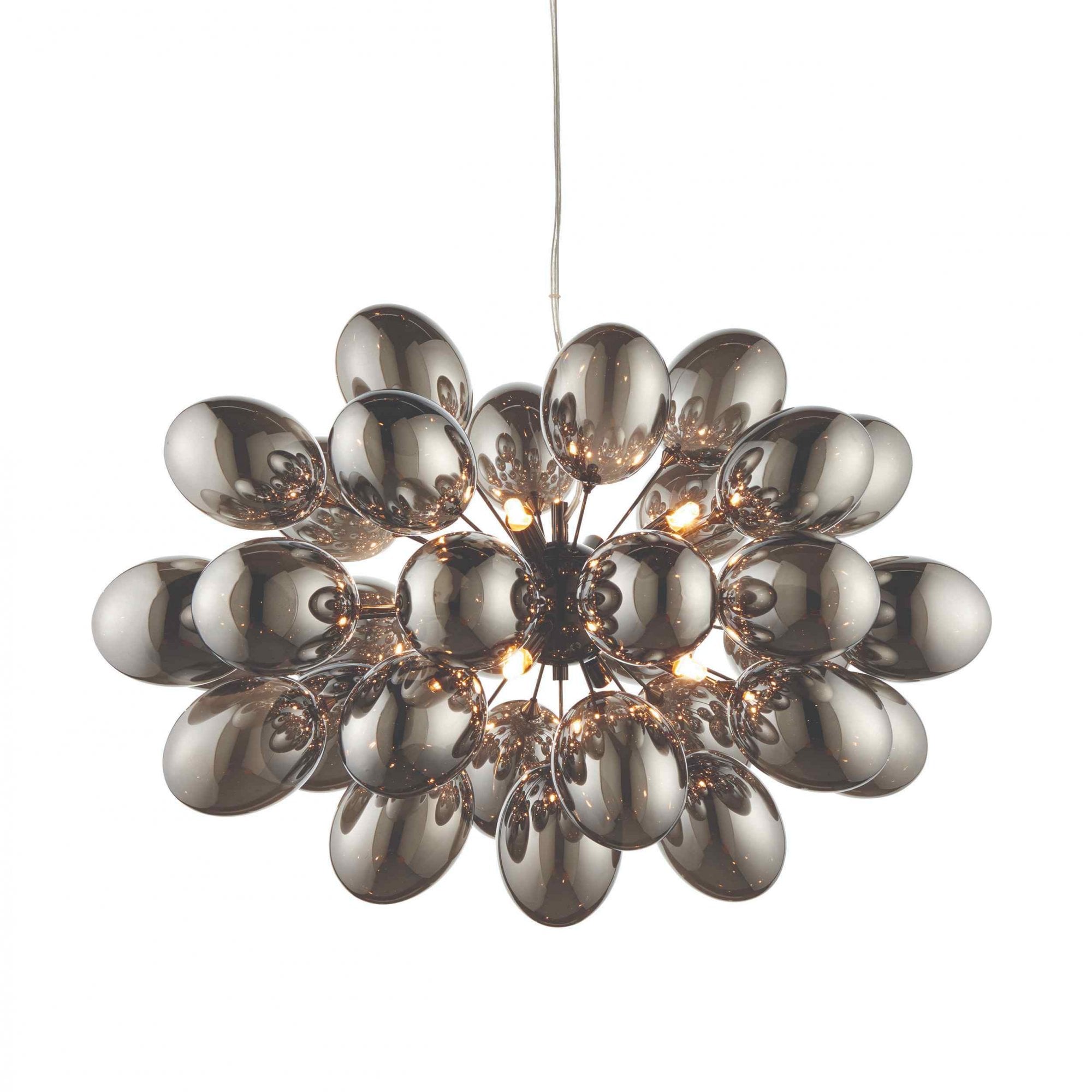 80124 Infinity 8 Light Pendant Chrome Glass