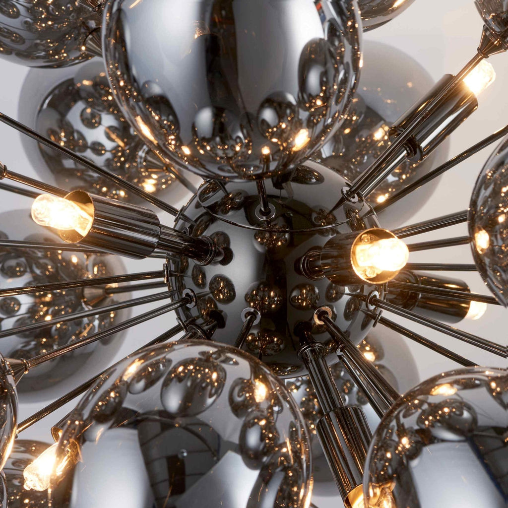 80124 Infinity 8 Light Pendant Chrome Glass