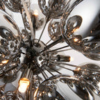 80124 Infinity 8 Light Pendant Chrome Glass