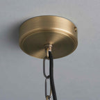95835 Hurst 1 Light Pendant Brass Clear (S)
