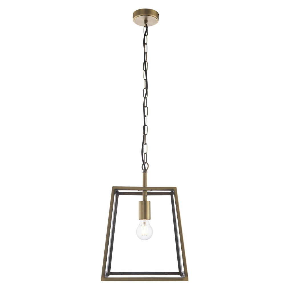 95835 Hurst 1 Light Pendant Brass Clear (S)