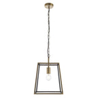 95835 Hurst 1 Light Pendant Brass Clear (S)