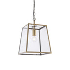 95835 Hurst 1 Light Pendant Brass Clear (S)