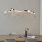 97219 Orphelia LED 1 Light Pendant Chrome Silver