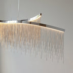 97219 Orphelia LED 1 Light Pendant Chrome Silver