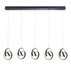 97624 Cosma LED 5 Light Pendant Black White