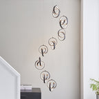 97625 Cosma LED 8 Light Pendant Black White