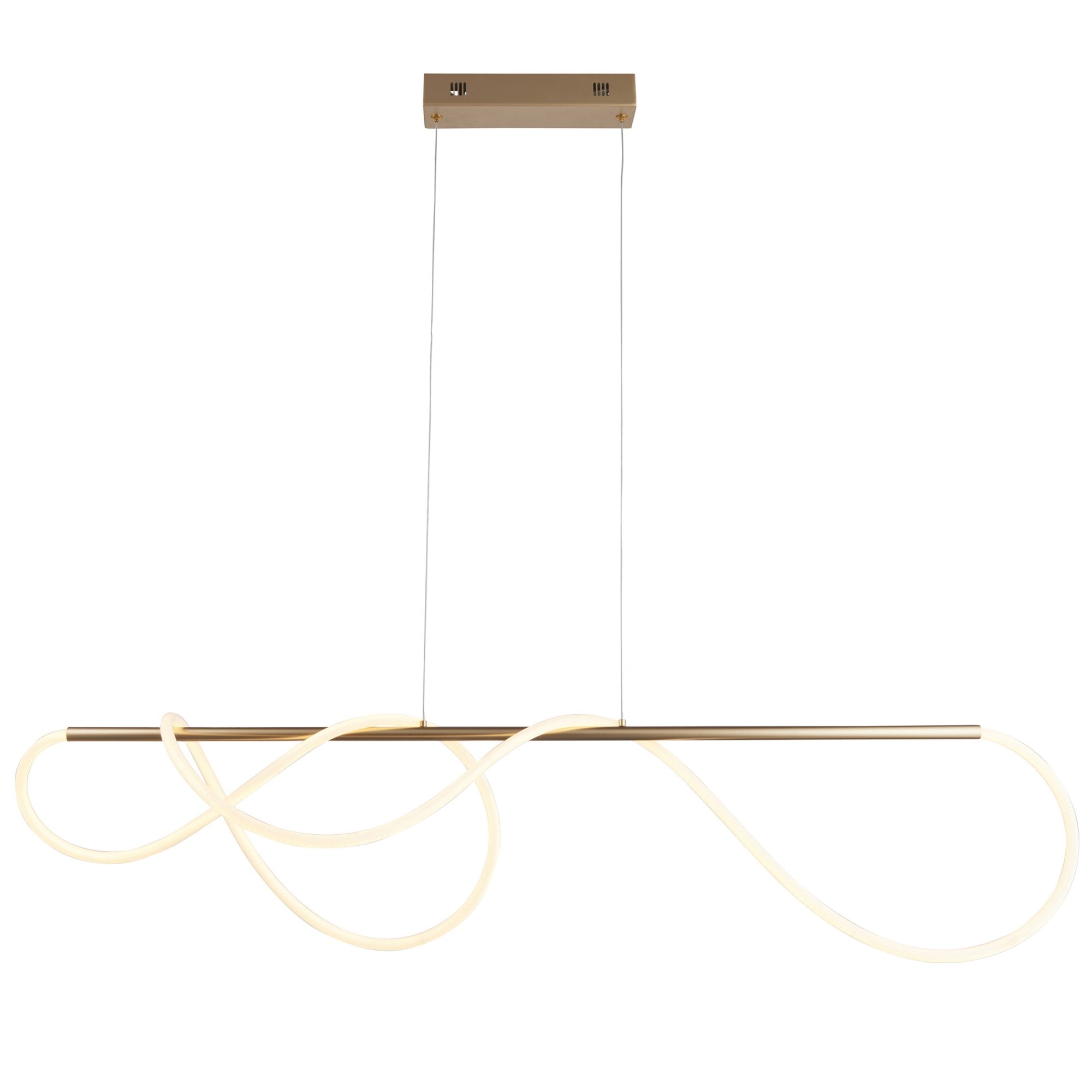 97629 Attalea LED 1 Light Pendant Gold White