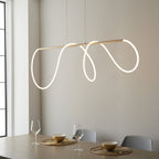 97629 Attalea LED 1 Light Pendant Gold White