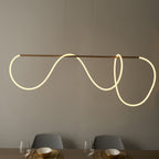 97629 Attalea LED 1 Light Pendant Gold White