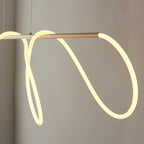 97629 Attalea LED 1 Light Pendant Gold White