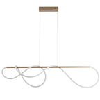 97629 Attalea LED 1 Light Pendant Gold White