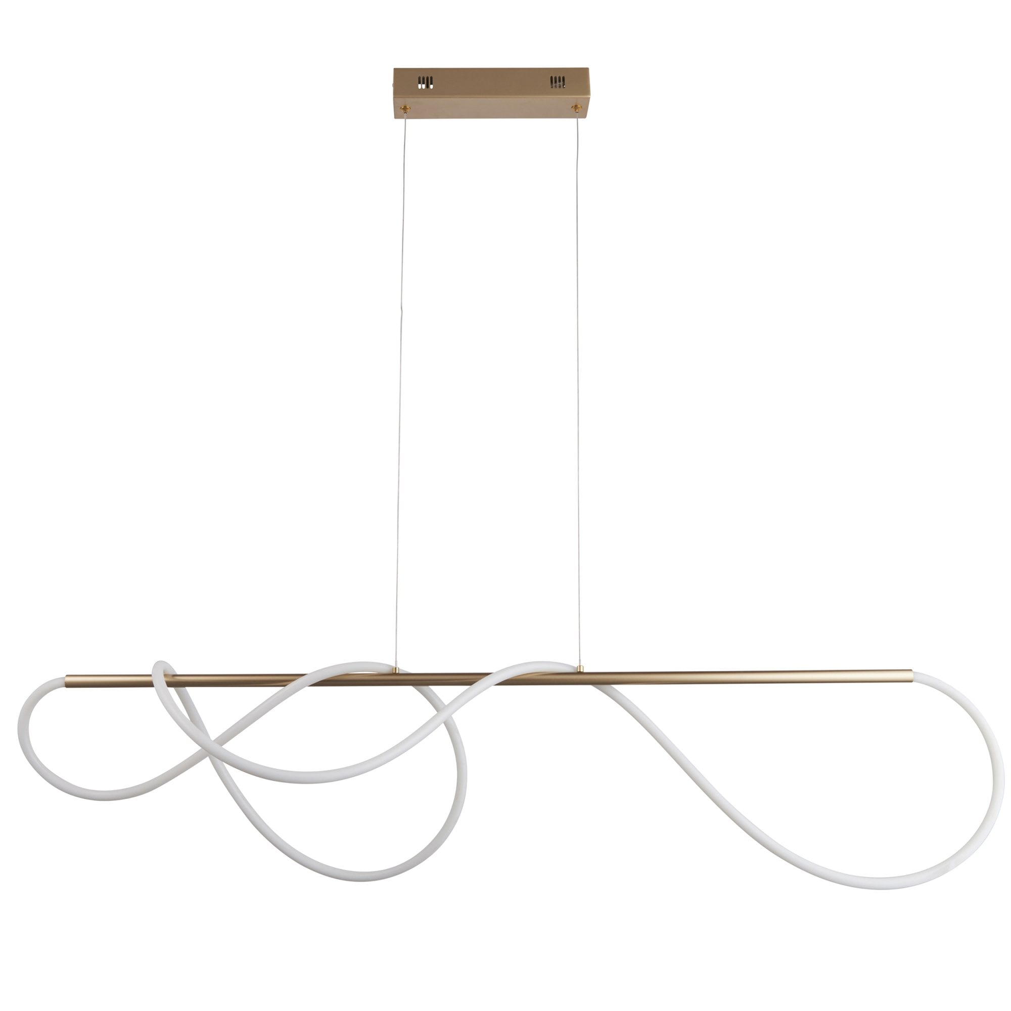 97629 Attalea LED 1 Light Pendant Gold White