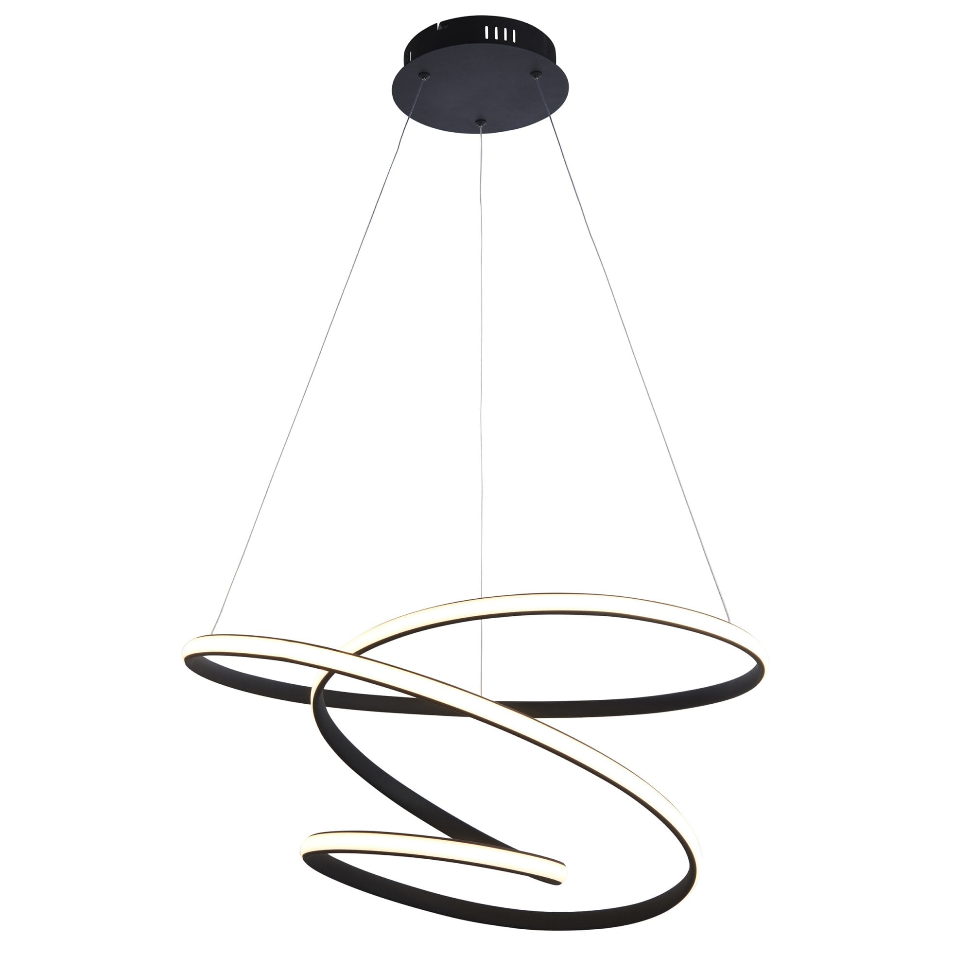 97632 Dune LED 1 Light Pendant Black White
