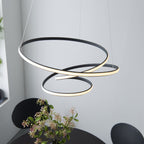 97632 Dune LED 1 Light Pendant Black White