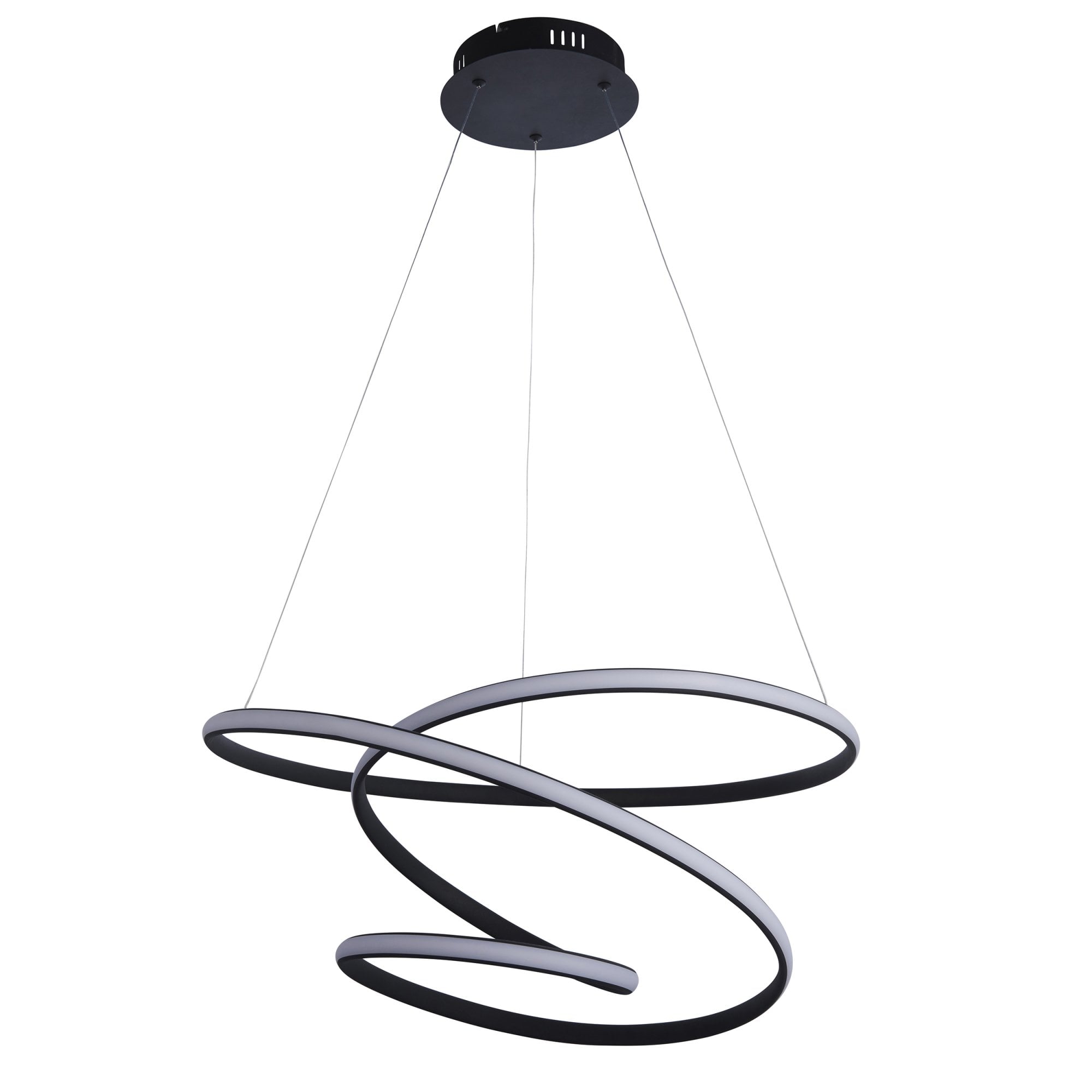 97632 Dune LED 1 Light Pendant Black White