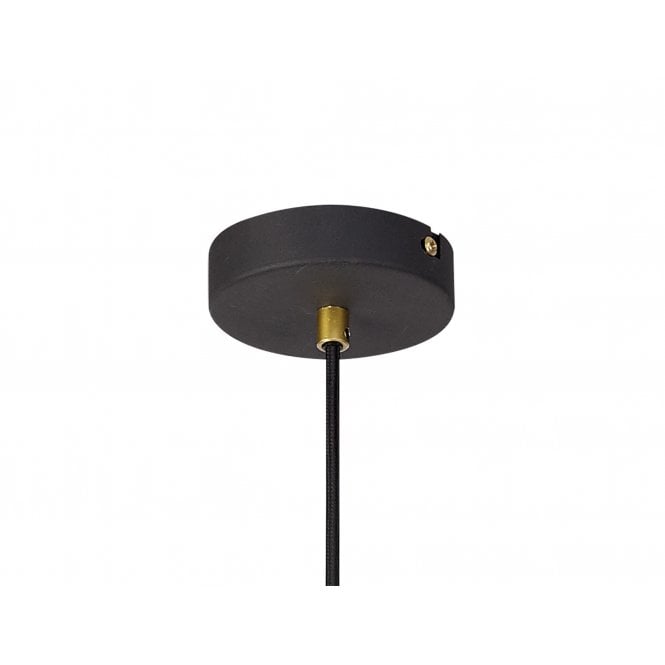 NL71289 Davie Medium Pendant Painted Gold & Sand Black