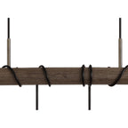 NL77479 Tuba Bar Pendant 6 Ligt Medium Oak/Antique Brass