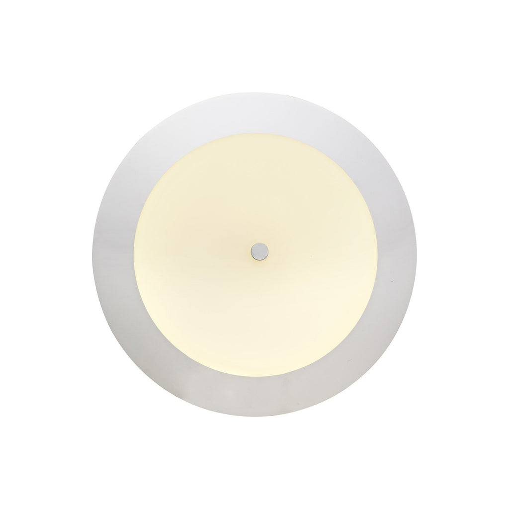 NL77649 Hex Bathroom LED Flush Ceiling Light Polished Chrome