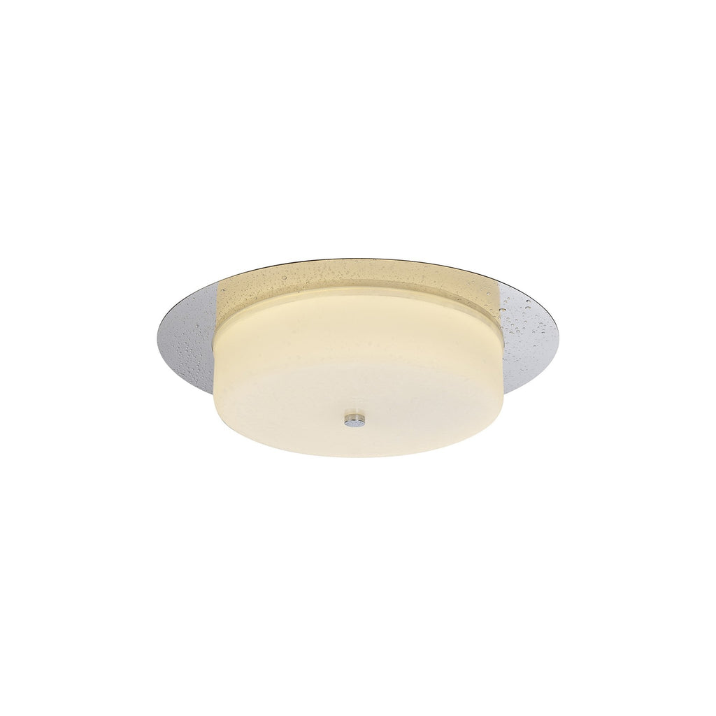 NL77649 Hex Bathroom LED Flush Ceiling Light Polished Chrome