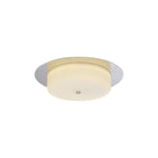 NL77649 Hex Bathroom LED Flush Ceiling Light Polished Chrome