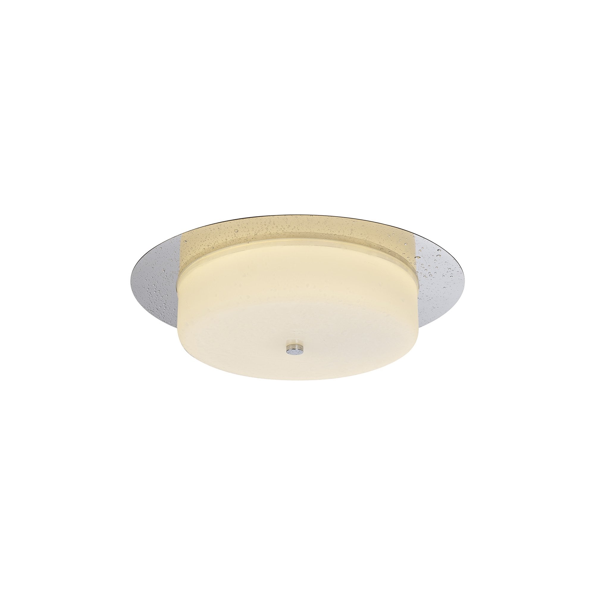 NL77649 Hex Bathroom LED Flush Ceiling Light Polished Chrome