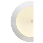 NL77649 Hex Bathroom LED Flush Ceiling Light Polished Chrome