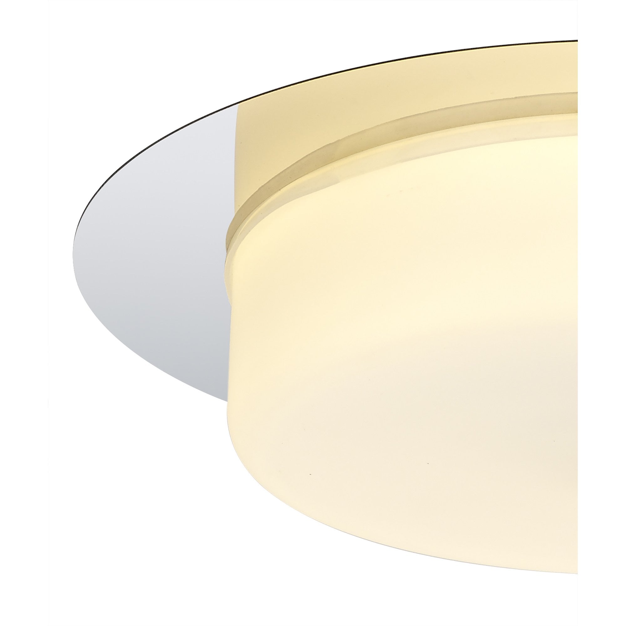 NL77649 Hex Bathroom LED Flush Ceiling Light Polished Chrome