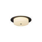 NL77689 Hex Bathroom LED Flush Ceiling Light Sand Black