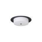 NL77689 Hex Bathroom LED Flush Ceiling Light Sand Black