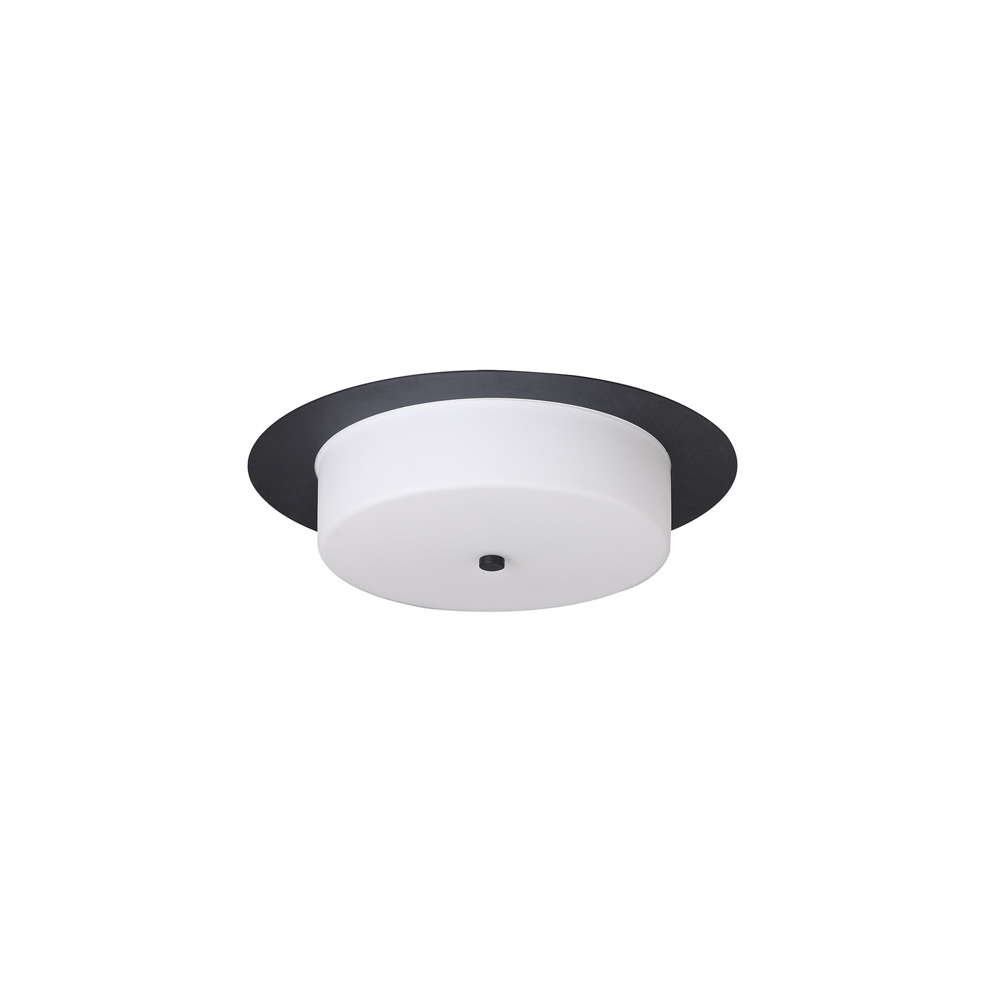 NL77689 Hex Bathroom LED Flush Ceiling Light Sand Black
