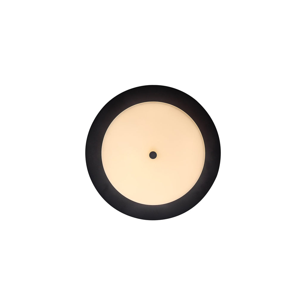 NL77689 Hex Bathroom LED Flush Ceiling Light Sand Black