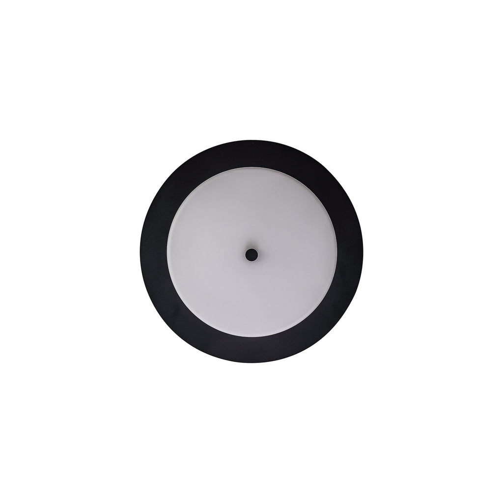 NL77689 Hex Bathroom LED Flush Ceiling Light Sand Black