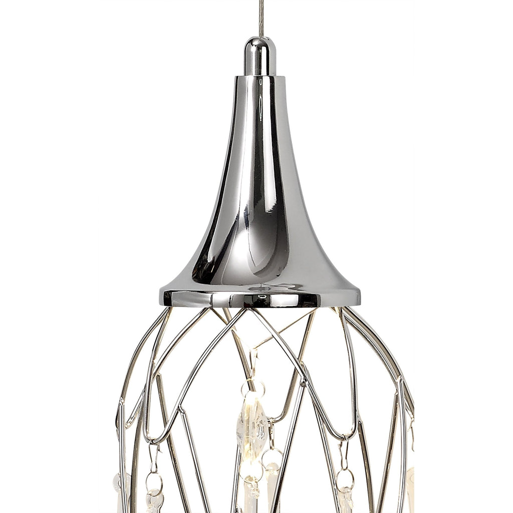 NL81889 Istan Wall Light Polished Chrome