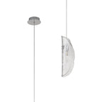 NL81899 Washington Pendant 1 Light Polished Chrome/Clear Glass