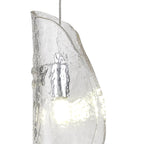 NL81899 Washington Pendant 1 Light Polished Chrome/Clear Glass
