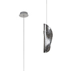 NL81919 Washington Pendant 1 Light Polished Chrome/Smoked Glass