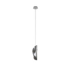 NL81919 Washington Pendant 1 Light Polished Chrome/Smoked Glass