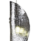 NL81919 Washington Pendant 1 Light Polished Chrome/Smoked Glass