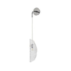 NL81939 Washington Wall Light 1 Light Polished Chrome/Clear Glass