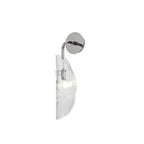 NL81939 Washington Wall Light 1 Light Polished Chrome/Clear Glass