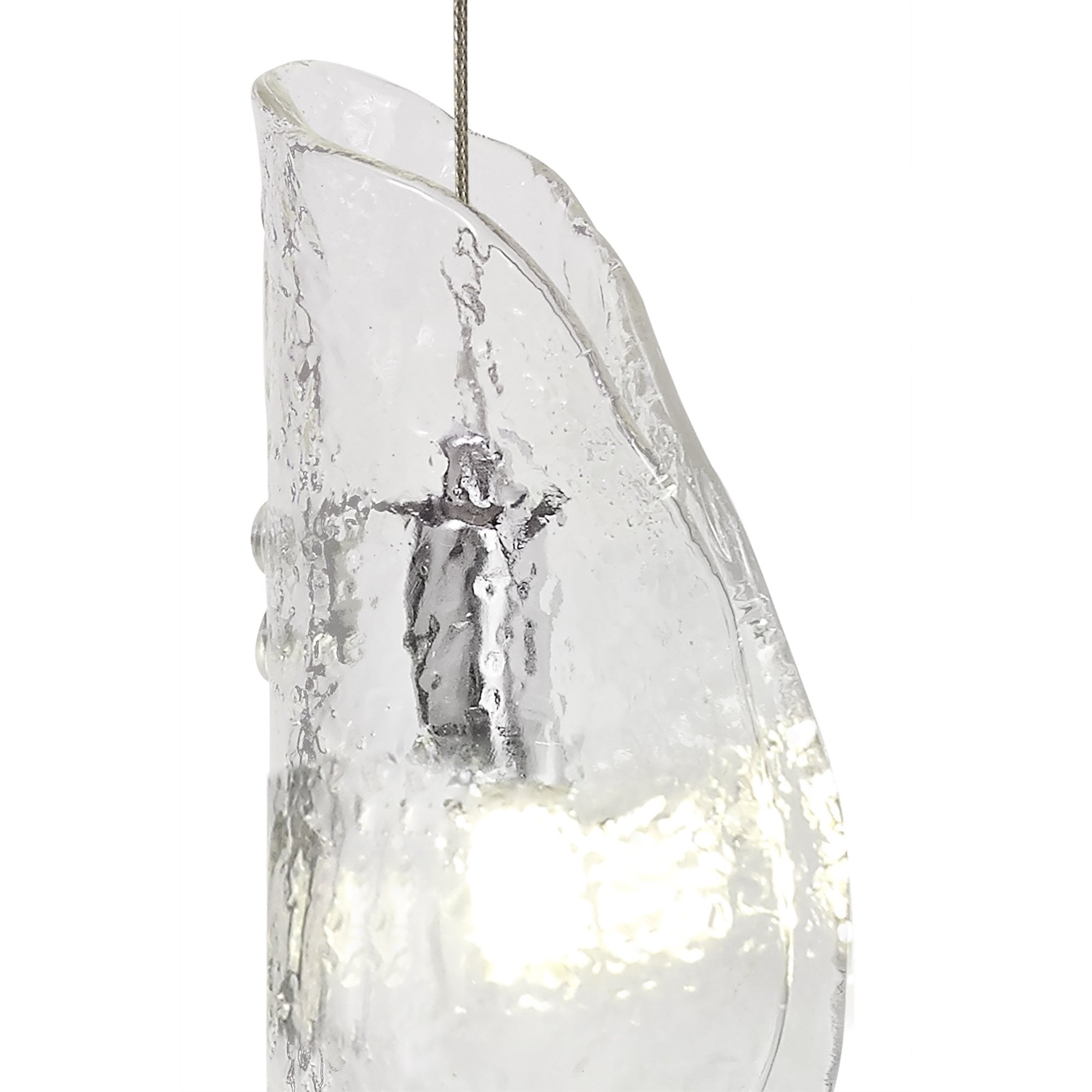 NL81939 Washington Wall Light 1 Light Polished Chrome/Clear Glass