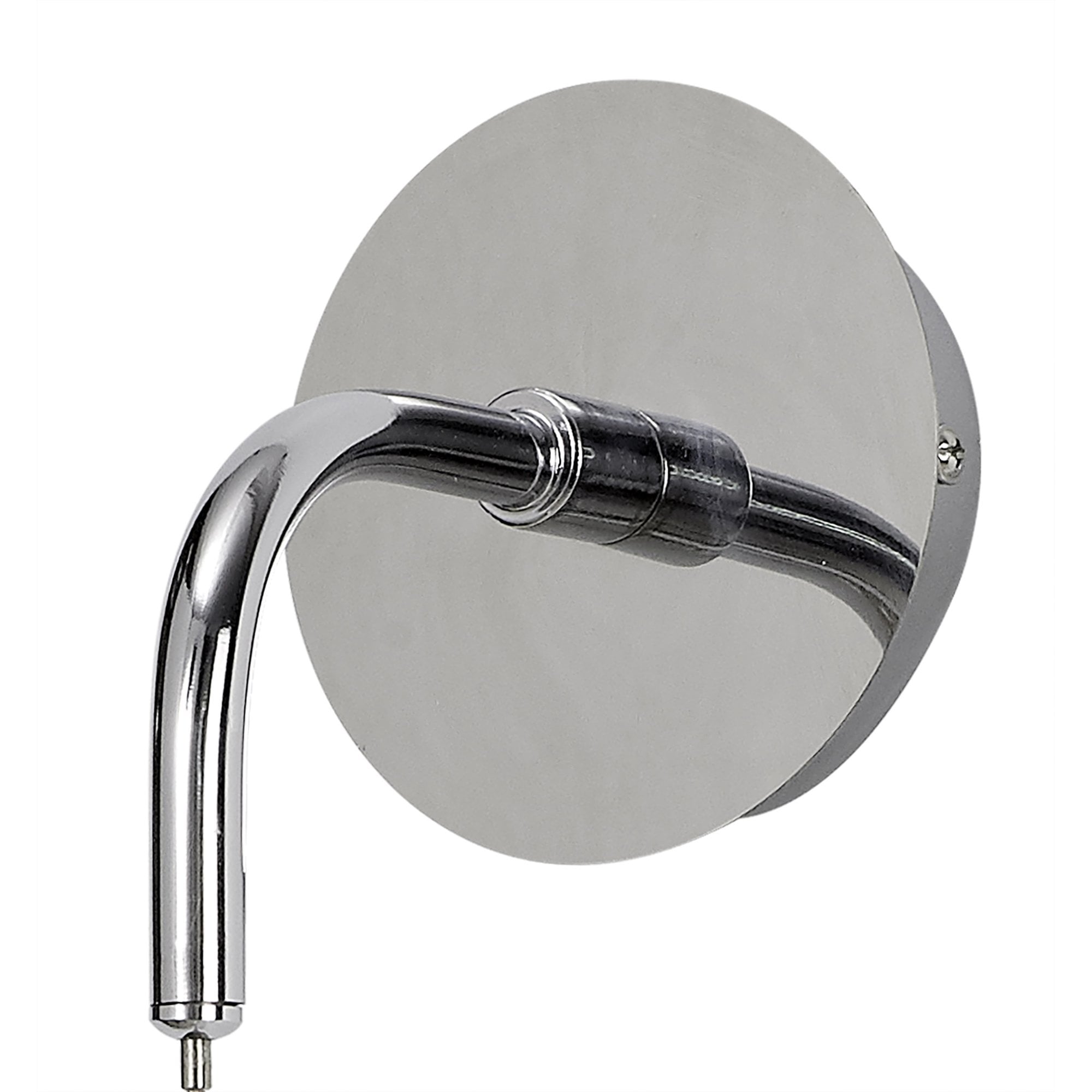 NL81939 Washington Wall Light 1 Light Polished Chrome/Clear Glass