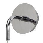 NL81949 Washington Wall Light 1 Light Polished Chrome/Amber Glass