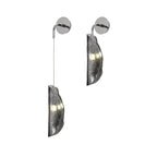 NL81959 Washington Wall Light 1 Light Polished Chrome/Smoked Glass
